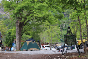 初夏のキャンプ場